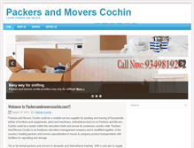 Tablet Screenshot of packersandmoverscochin.com